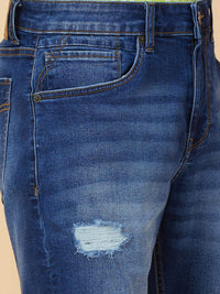 Being Human Men Washed Denim Shorts