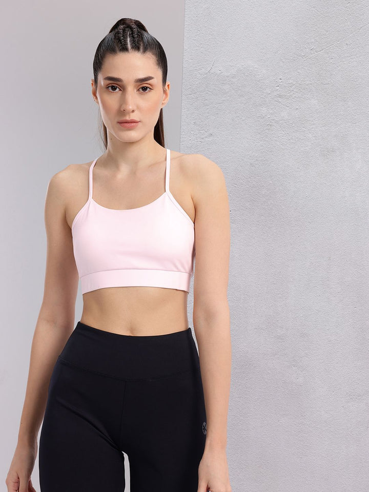 HRX by Hrithik Roshan Styled Back Full Coverage Lightly Padded Yoga Bra KY103_03_A