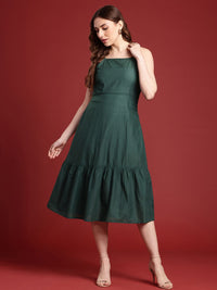all about you Pure Cotton A-Line Midi Dress