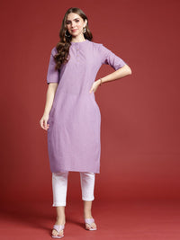 Anouk Wanita Kapas Tulen Lurus Kurta