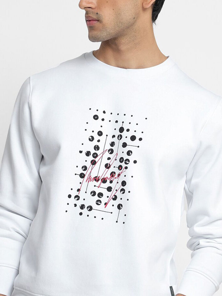RARE RABBIT Men Venicee Graphic Printed Sweatshirt