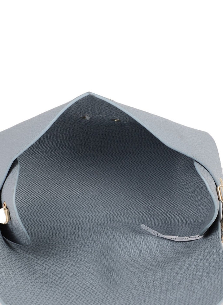 DressBerry Blue Textured Small Sling Bag