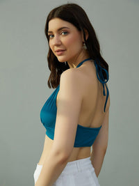Berrylush Halter Neck Bralette Crop Top