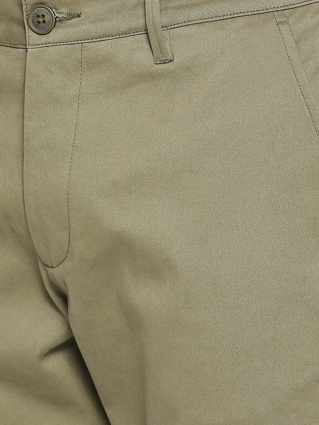 Being Human Men Slim Fit Mid-Rise Plain Chinos