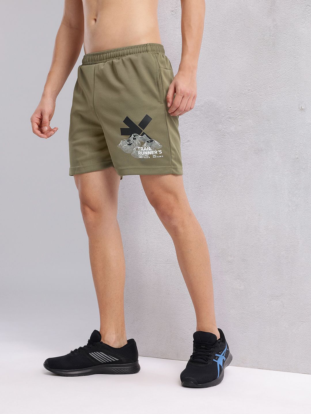 HRX by Hrithik Roshan Men Printed Running Shorts