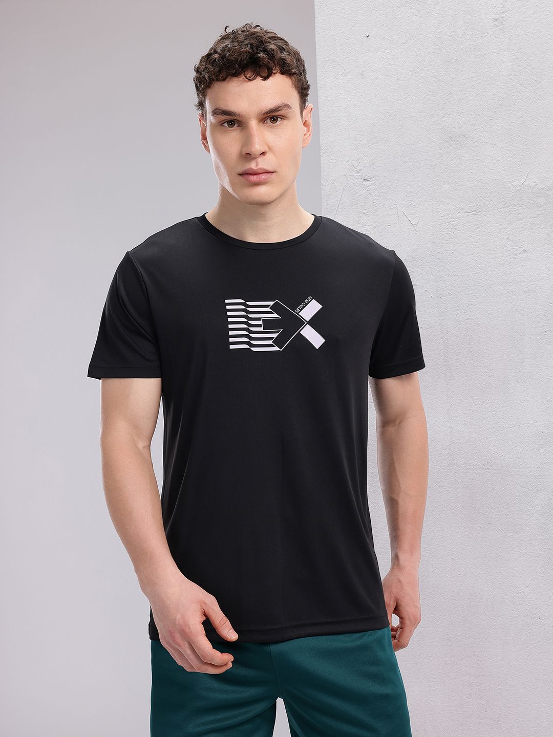 HRX by Hrithik Roshan Brand Logo Print Running T-shirt