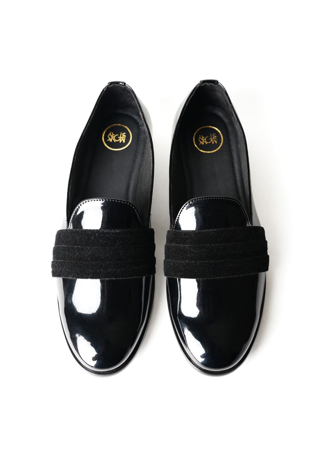 MONKSTORY Lelaki PU Slip-On Sneakers