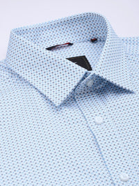 Raymond Pure Cotton Slim Fit Floral Printed Formal Shirt
