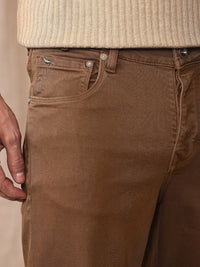 Mr Bowerbird Men Cropped Tapered Fit Stretchable Jeans
