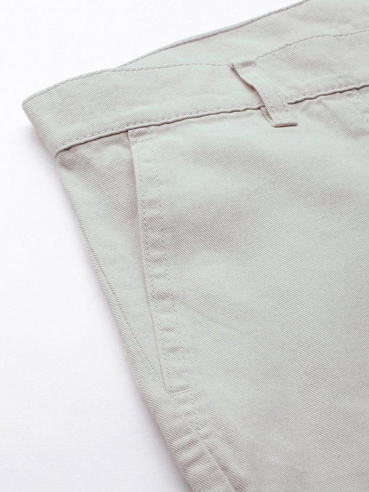 The Indian Garage Co Men Slim Fit Pure Cotton Cargos