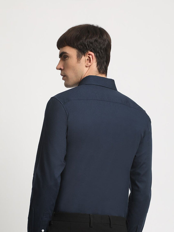 THE BEAR HOUSE Slim Fit Opaque Cotton Formal Shirt