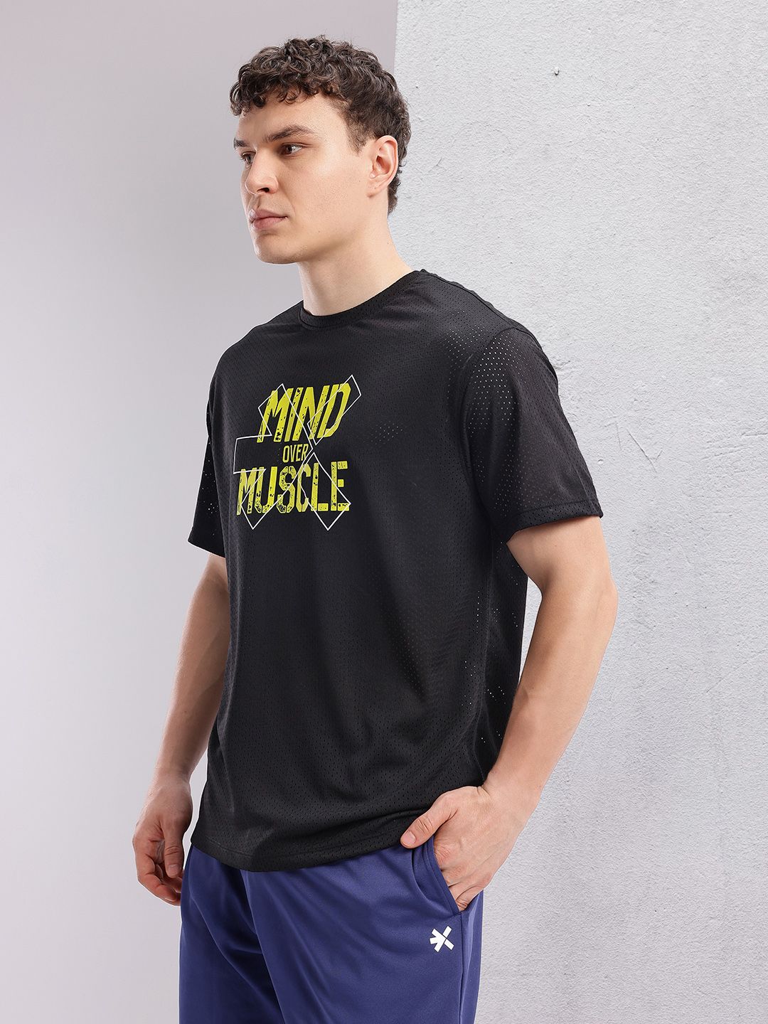 HRX by Hrithik Roshan Rapid-Dry Printed Training T-shirt