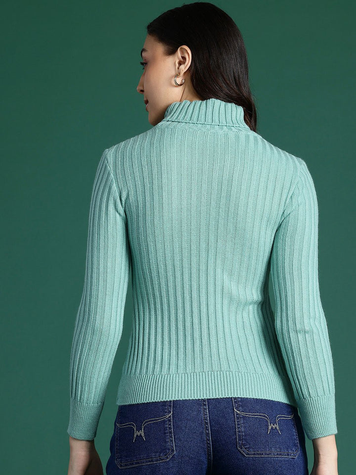 DressBerry Acrylic Self-Striped Pullover