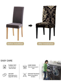 Cortina Set Of 6 Printed Chair Covers
