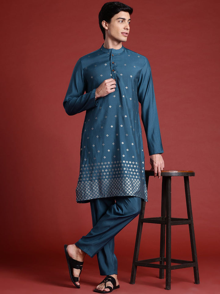 Anouk Ethnic Motifs Printed Regular Kurta With Pyjamas