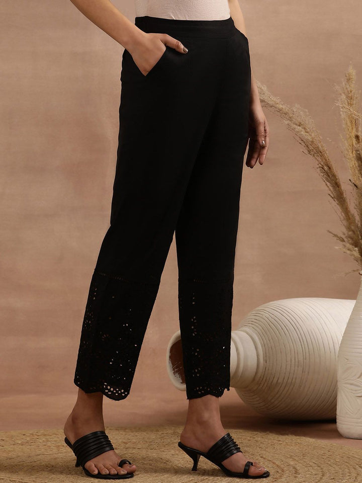 W Women Straight Fit Ethnic Trouser