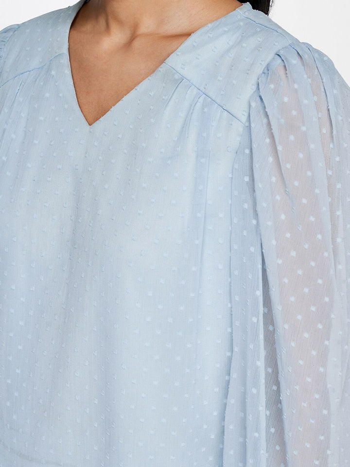 AND Self Designed V-Neck Regular Top