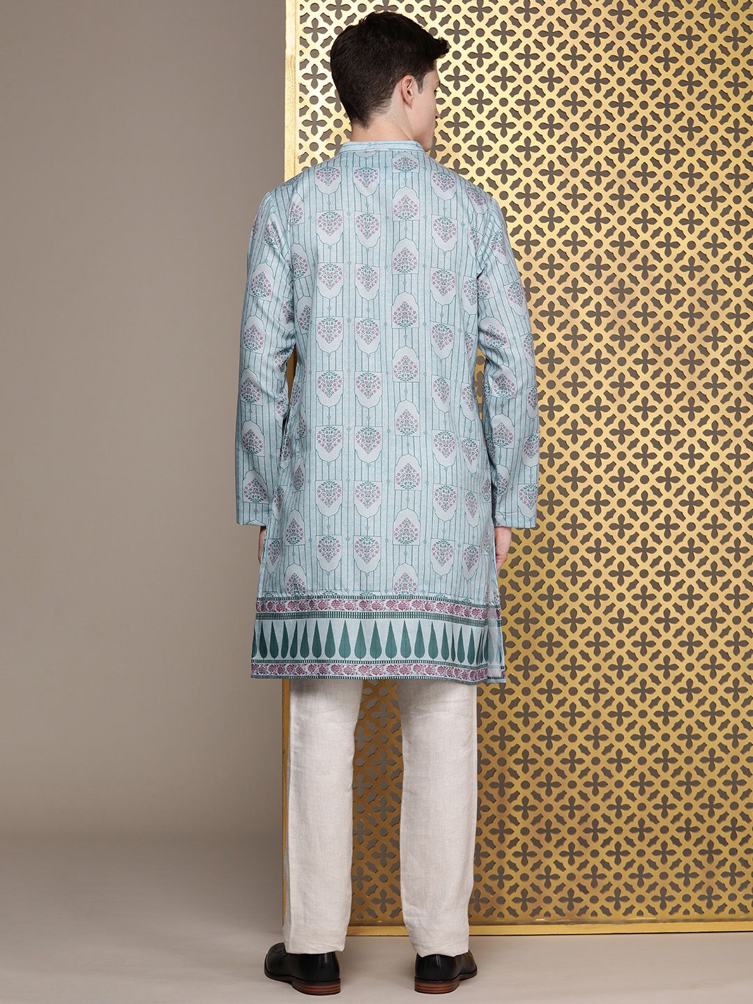 House of Pataudi Ethnic Motifs Printed Jashn Kurta