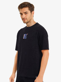 RARE RABBIT Men Graphic Printed Graphic Print Others Round Neck Cotton Oversized T-Shirt