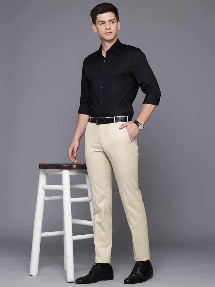 Raymond Men Regular Fit Formal Trousers