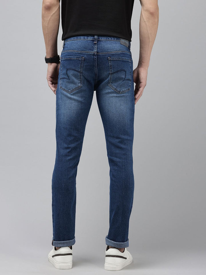 SPYKAR Men Slim Fit Low-Rise Light Fade Stretchable Jeans