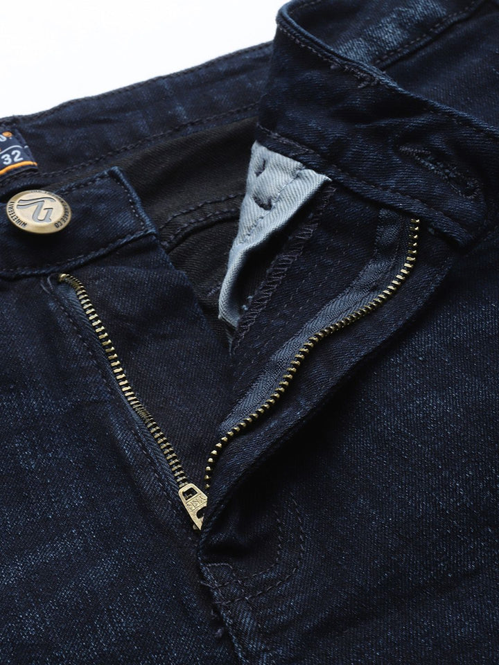The Indian Garage Co Men Blue Skinny Fit Light Fade Stretchable Jeans