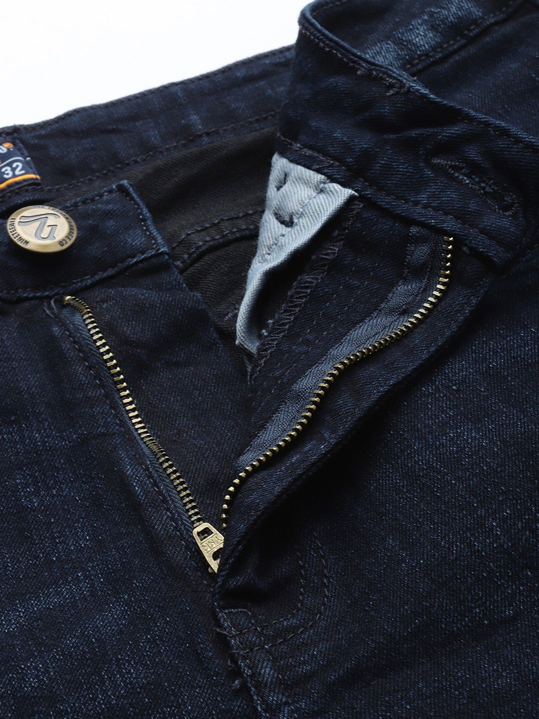 The Indian Garage Co Men Blue Skinny Fit Light Fade Stretchable Jeans