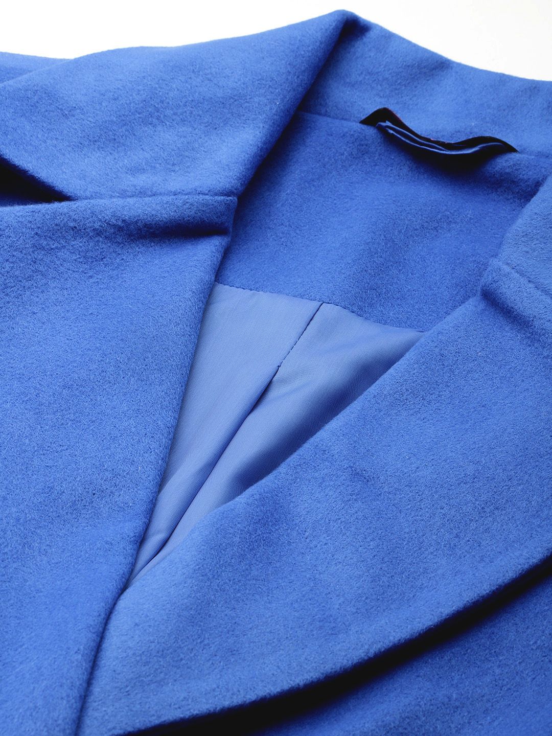 DressBerry Notched Lapel Collar Longline Overcoat