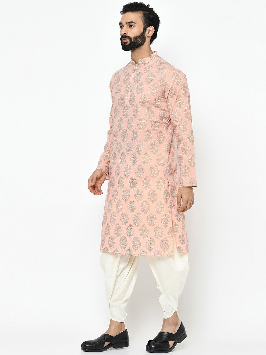 KISAH Men Printed Regular Fit Ethnic Motifs Kurta