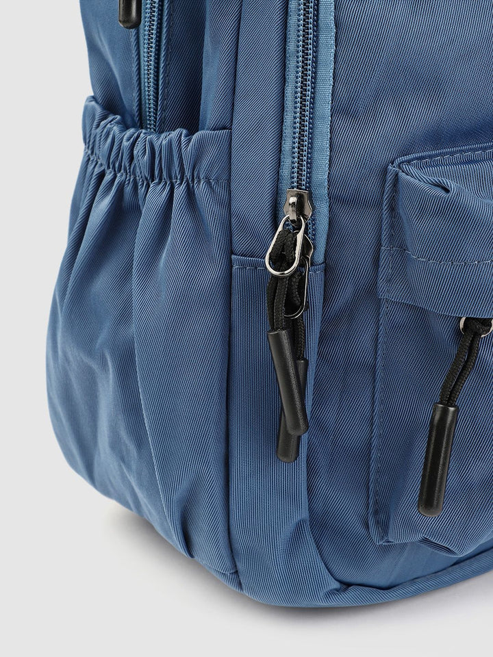 Lino Perros Women Navy Blue 14 Inch Laptop Backpack