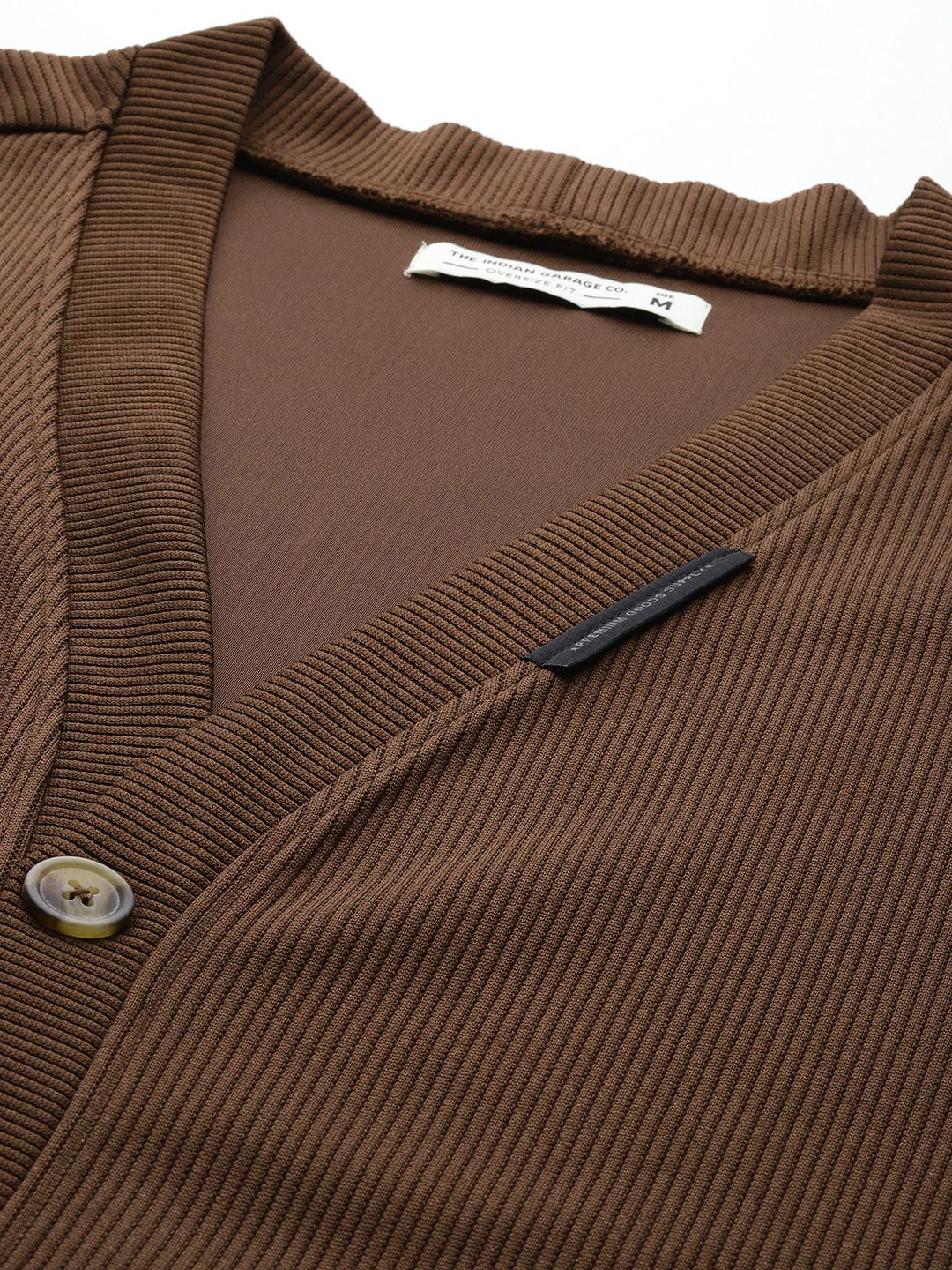 The Indian Garage Co Ribbed Oversized Sweatshirt