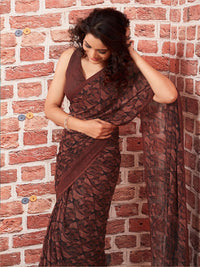 KALINI Geometric Printed Saree