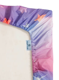 KLOTTHE Pink Cartoon Characters Printed   400 TC King Superfine Bedsheets