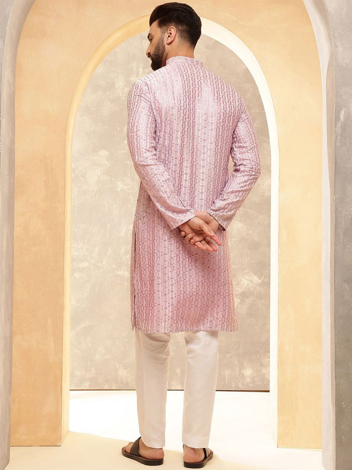 SOJANYA Men Embroidered Thread Work Kurta