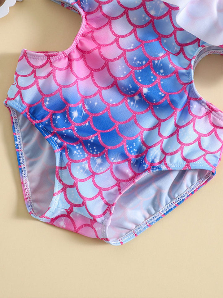 Gadis bayi YK dicetak bodysuit tanpa lengan