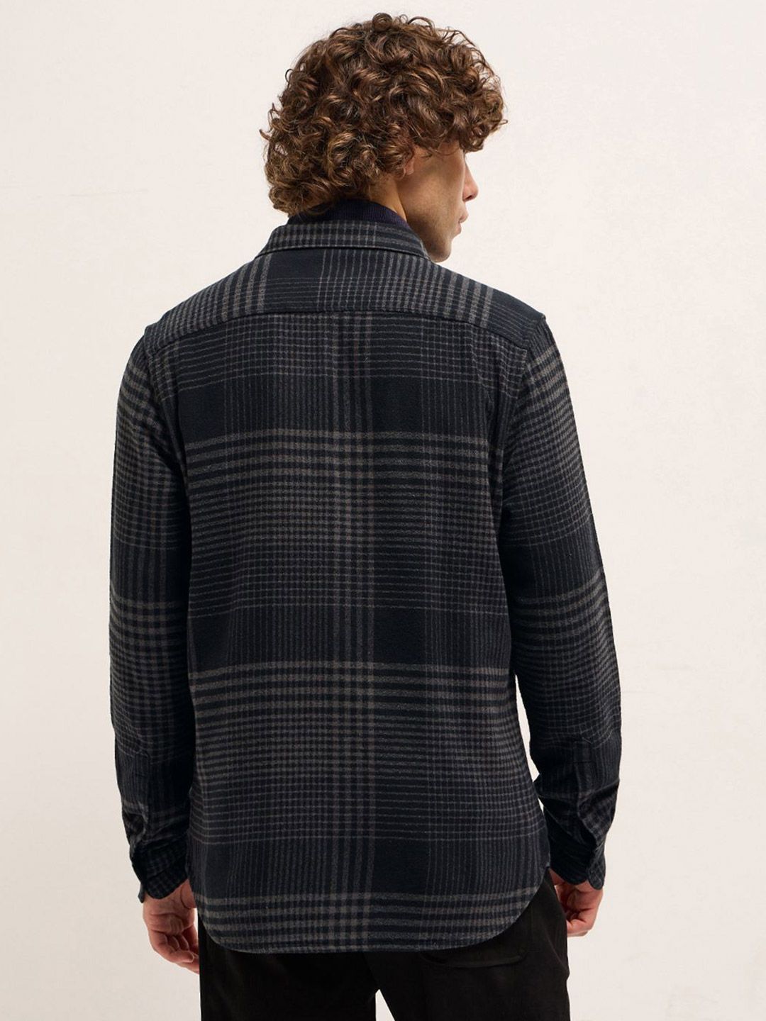 THE BEAR HOUSE Men Slim Fit Opaque Checked Casual Shirt