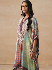Rumah Chikankari Wanita Bercetak Chikankari Crepe Kurta