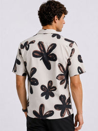 ADRO Men Relaxed Floral Printed Casual Shirt