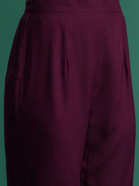 Indo Era Ethnic Motifs Embroidered Sequinned Kurta with Trousers
