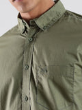 ADRO Standard Spread Collar Cotton Casual Shirt