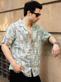 Powerlook Men Opaque Printed Casual Shirt