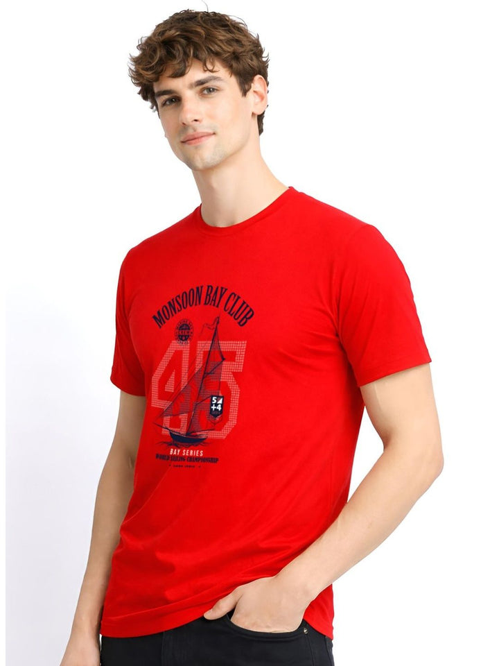 ADRO Men Printed T-shirt