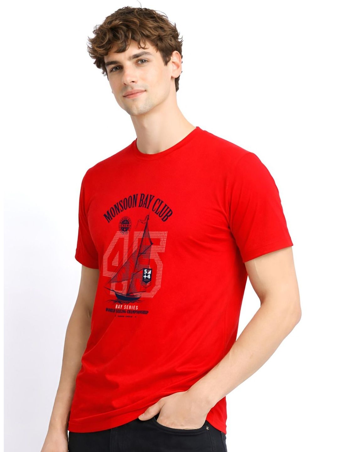 ADRO Men Printed T-shirt