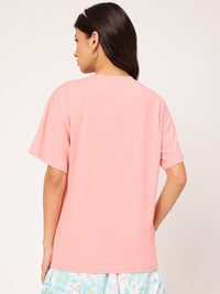 DressBerry Giggles Charm Printed Drop-Shoulder T-shirt