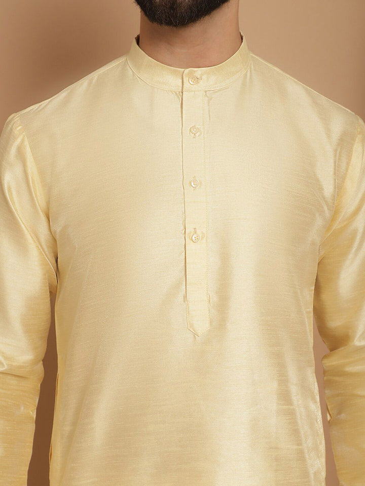 Anouk Regular Dupion Silk Kurta With Churidar