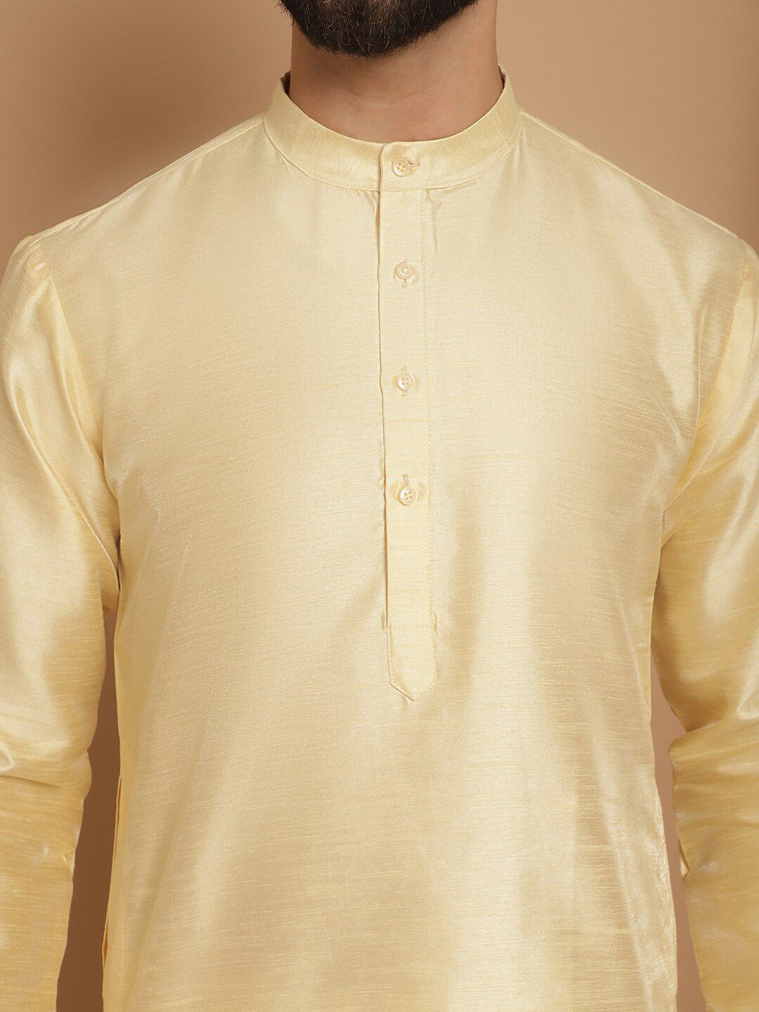 Anouk Regular Dupion Silk Kurta With Churidar