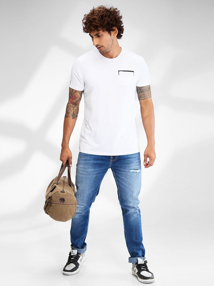 T-shirt lelaki spykar lelaki yang lemah