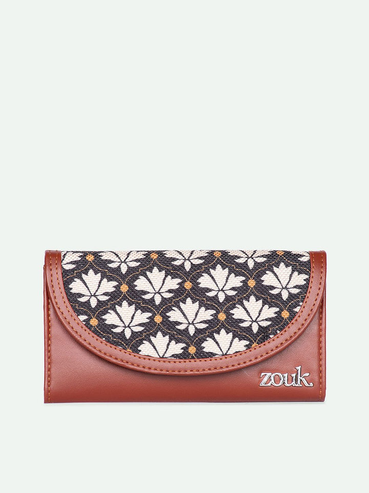 Zouk Wanita Bidri Kaiser Kyra Flap Wallet