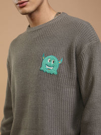 HIGHLANDER Men Pullover with Embellished Detail