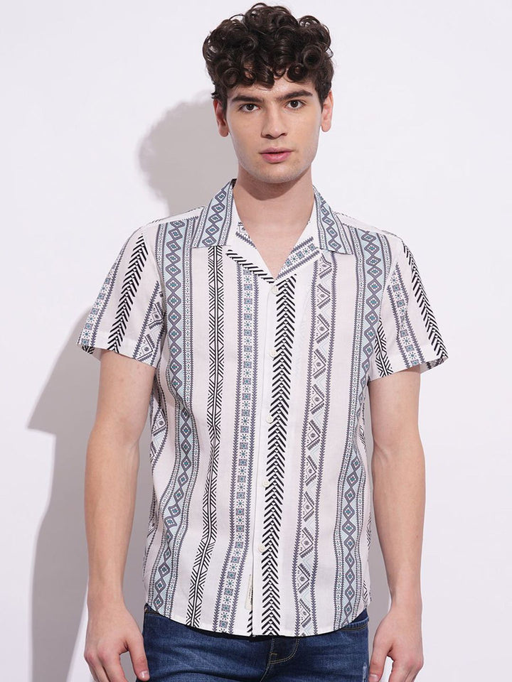 Being Human Men Classic Opaque Printed Casual Shirt